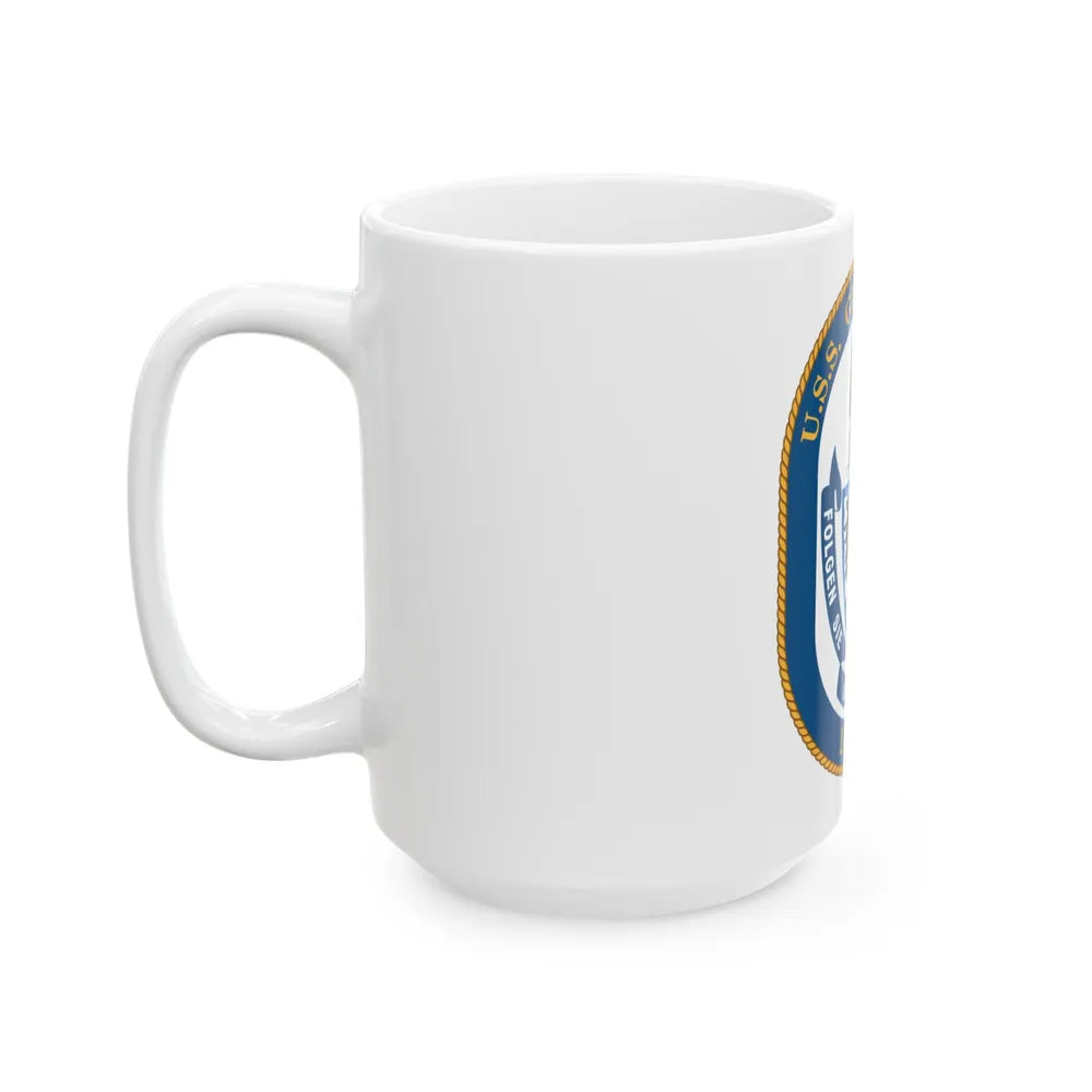 USS Germantown LSD 4 (U.S. Navy) White Coffee Mug-Go Mug Yourself