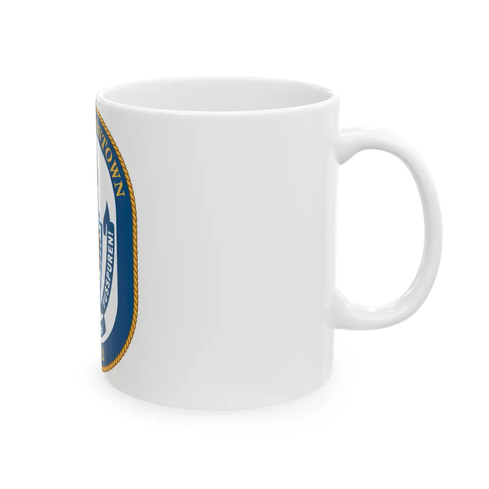 USS Germantown LSD 4 (U.S. Navy) White Coffee Mug-Go Mug Yourself