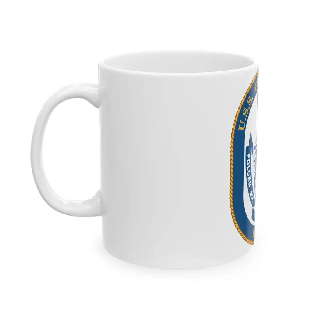 USS Germantown LSD 4 (U.S. Navy) White Coffee Mug - Go Mug Yourself