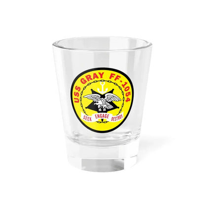 USS Gray FF 1054 Seek Engage Destry (U.S. Navy) Shot Glass 1.5oz 1.5oz - Go Mug Yourself