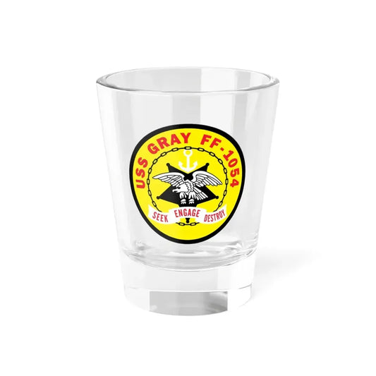 USS Gray FF 1054 Seek Engage Destry (U.S. Navy) Shot Glass 1.5oz 1.5oz - Go Mug Yourself