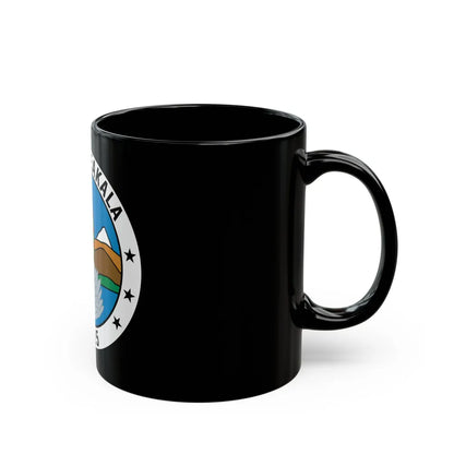 USS Haleakala AE 25 (U.S. Navy) Black Coffee Mug-Go Mug Yourself