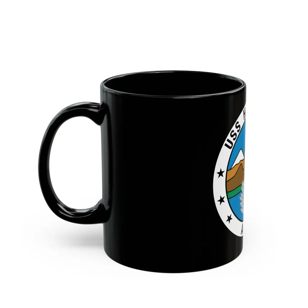 USS Haleakala AE 25 (U.S. Navy) Black Coffee Mug-Go Mug Yourself