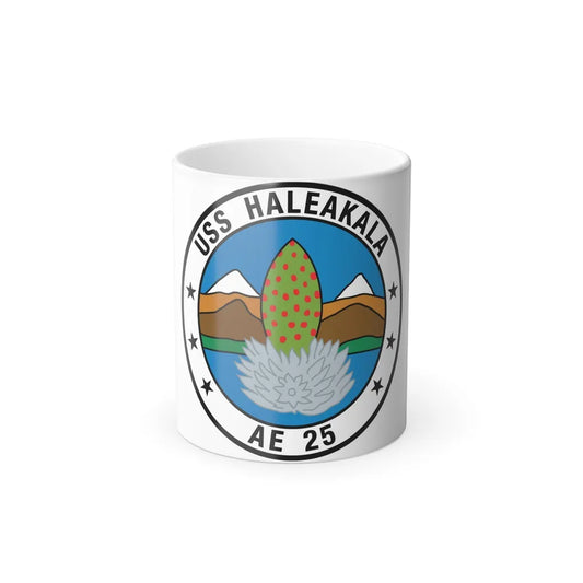 USS Haleakala AE 25 (U.S. Navy) Color Changing Mug 11oz-11oz-Go Mug Yourself