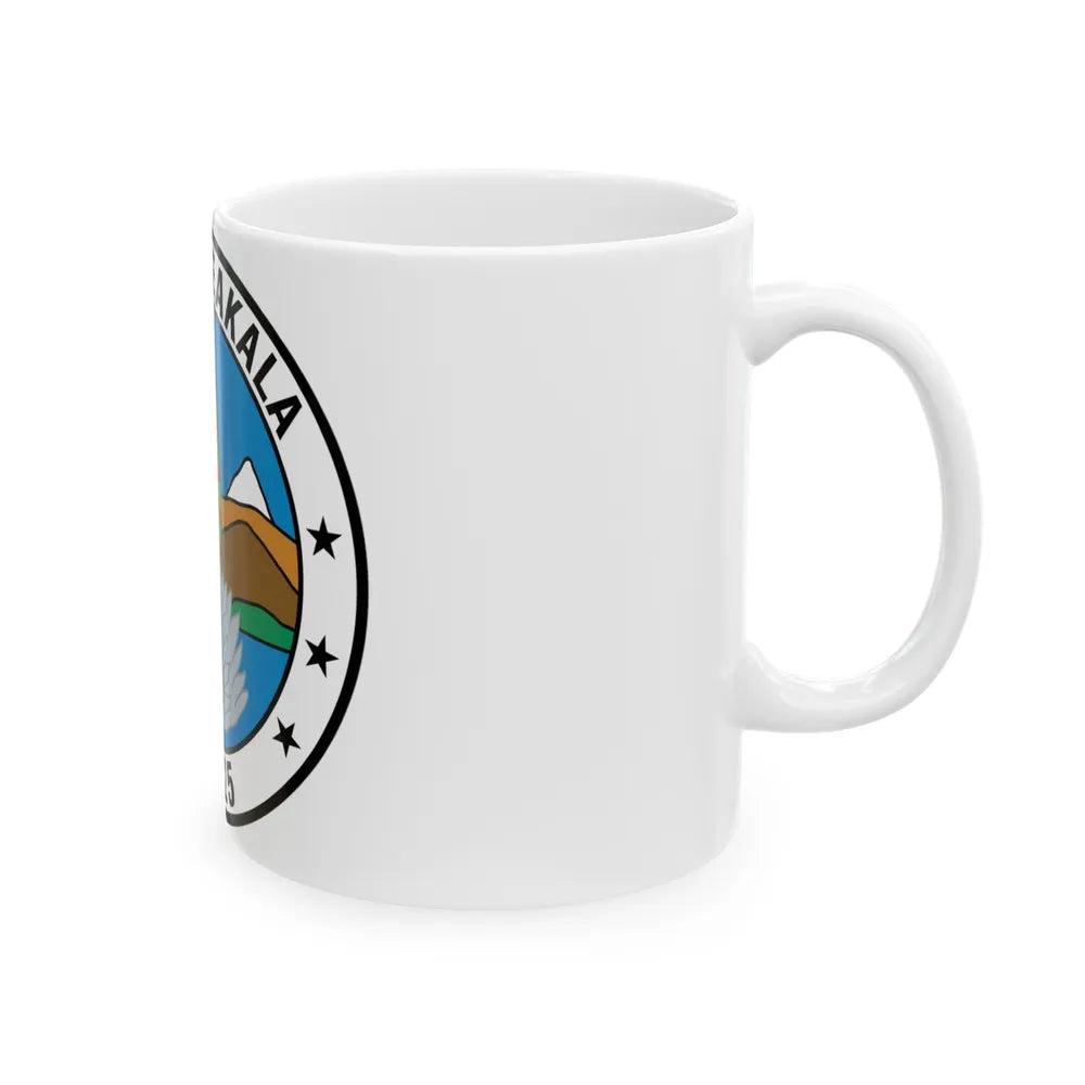 USS Haleakala AE 25 (U.S. Navy) White Coffee Mug-Go Mug Yourself