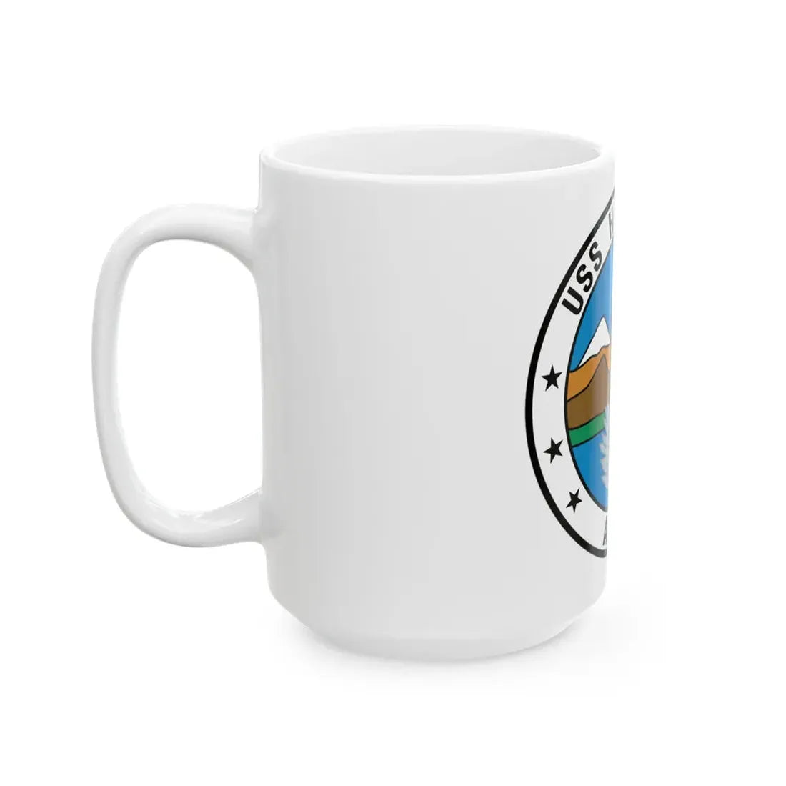 USS Haleakala AE 25 (U.S. Navy) White Coffee Mug - Go Mug Yourself
