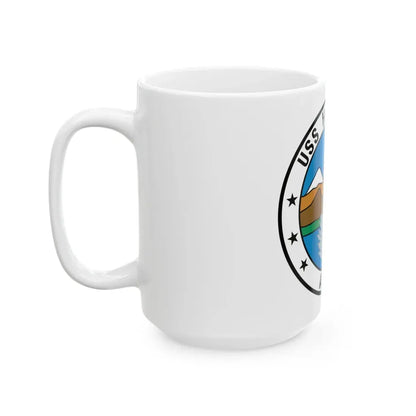 USS Haleakala AE 25 (U.S. Navy) White Coffee Mug - Go Mug Yourself