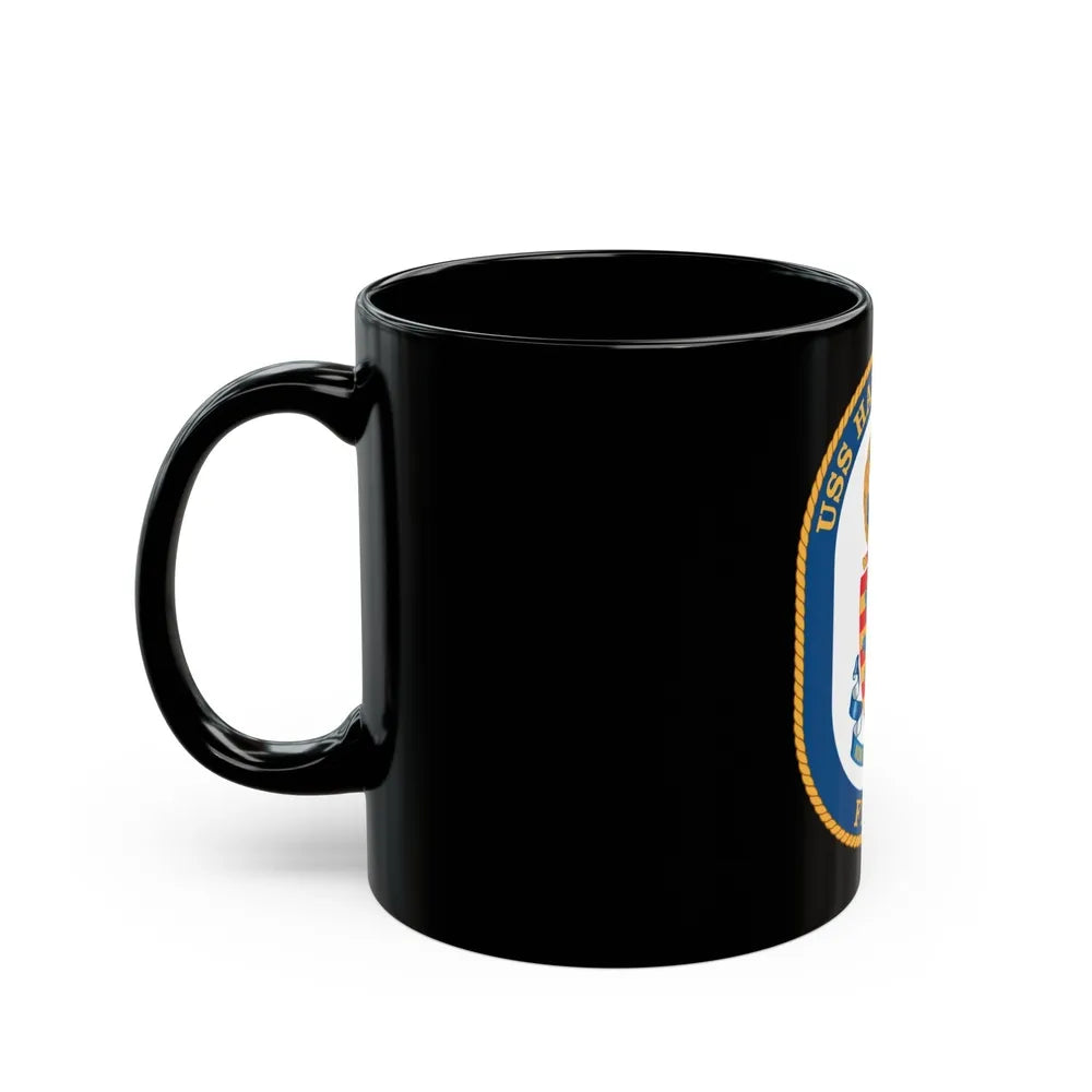 USS Halyburton FFG 40 (U.S. Navy) Black Coffee Mug-Go Mug Yourself