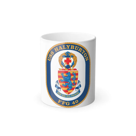 USS Halyburton FFG 40 (U.S. Navy) Color Changing Mug 11oz-11oz-Go Mug Yourself