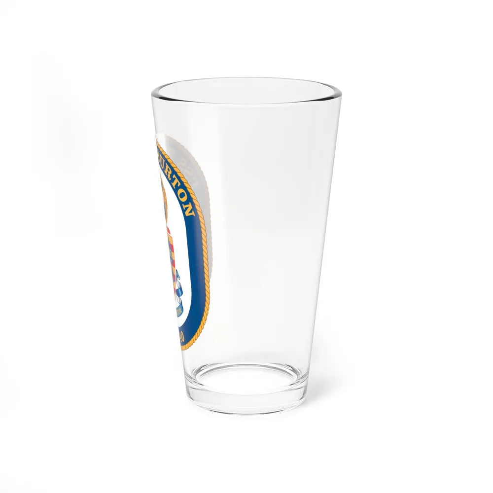 USS Halyburton FFG 40 (U.S. Navy) Pint Glass 16oz-Go Mug Yourself