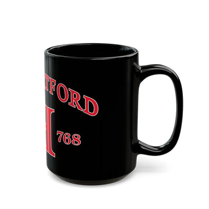 USS Hartford SSN 768 Flag (U.S. Navy) Black Coffee Mug-Go Mug Yourself