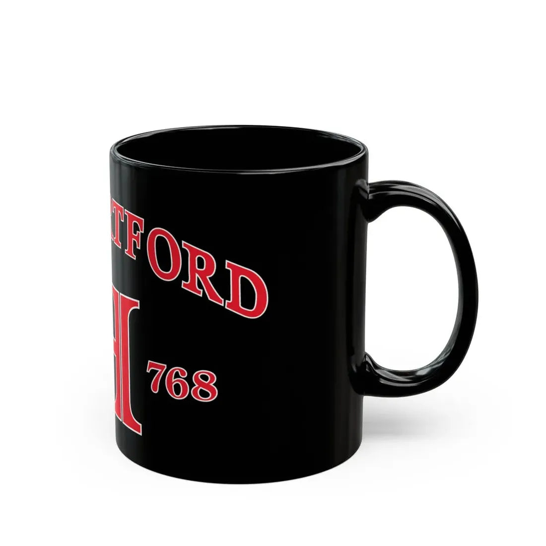 USS Hartford SSN 768 Flag (U.S. Navy) Black Coffee Mug - Go Mug Yourself