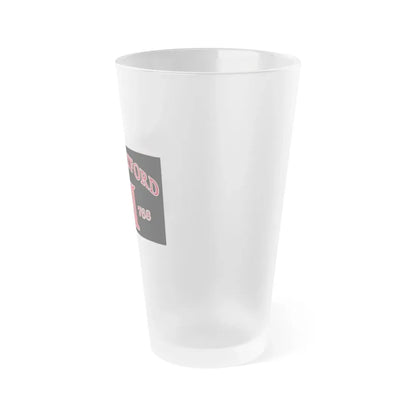 USS Hartford SSN 768 Flag (U.S. Navy) Frosted Pint Glass 16oz - Go Mug Yourself