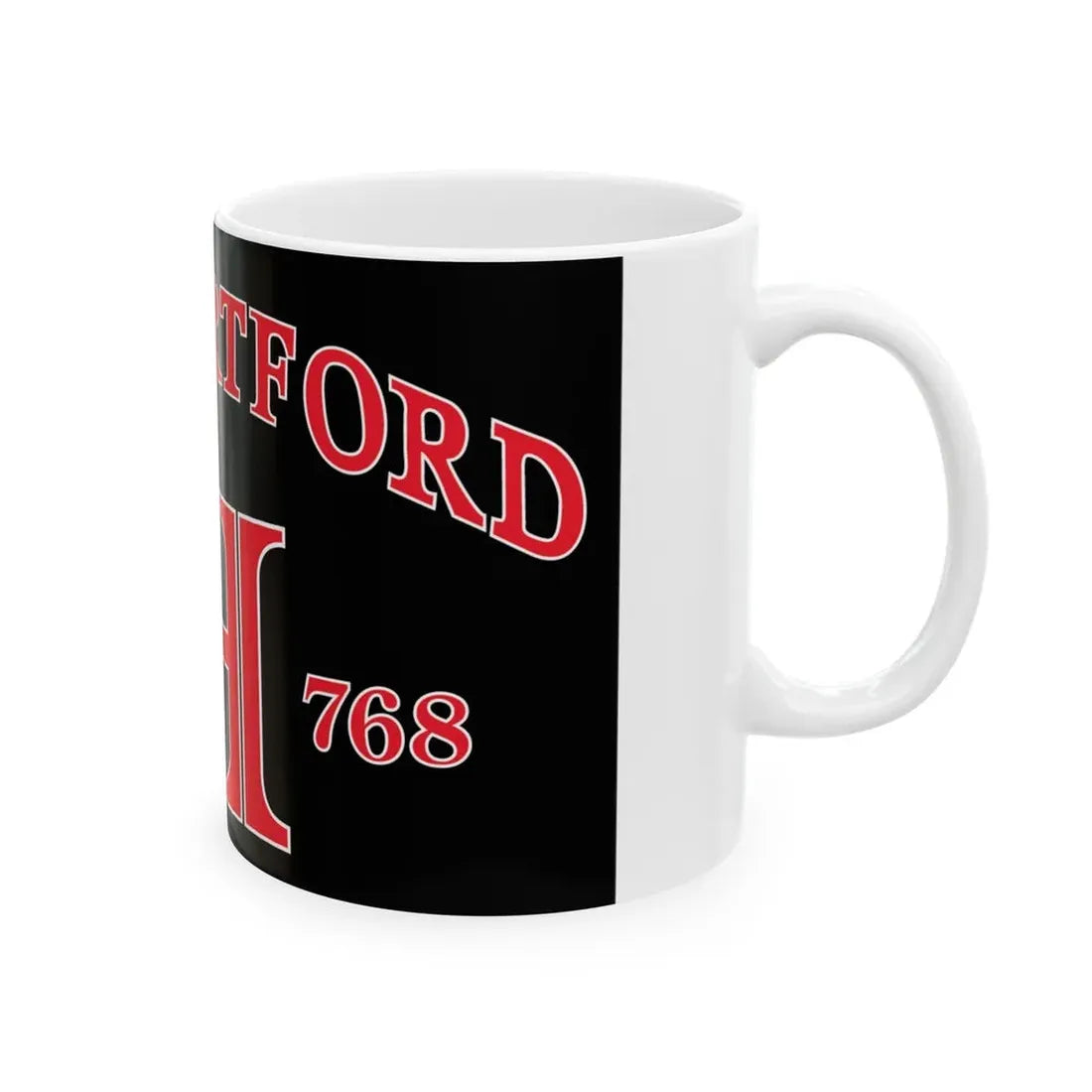USS Hartford SSN 768 Flag (U.S. Navy) White Coffee Mug - Go Mug Yourself