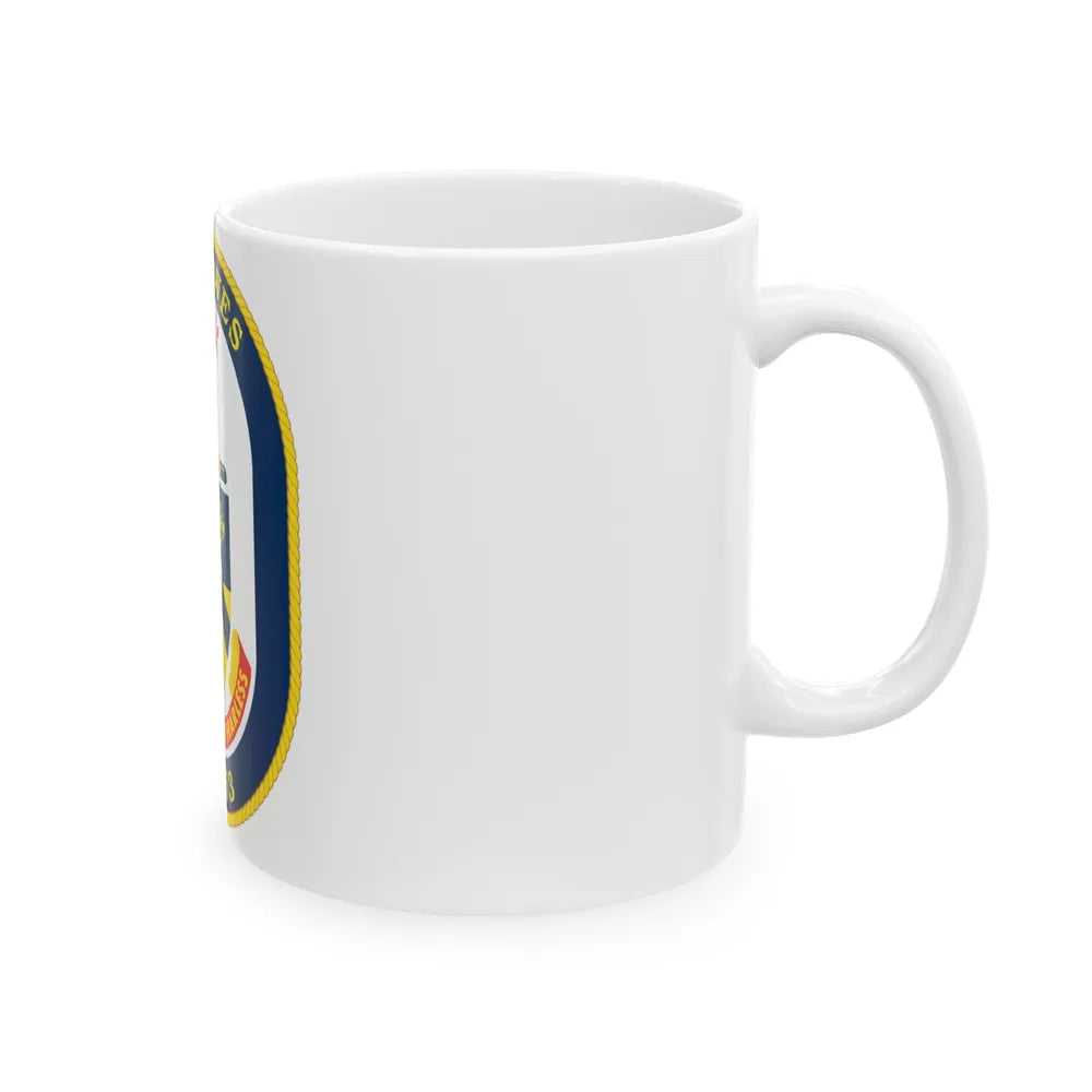 USS Hawes FFG 53 (U.S. Navy) White Coffee Mug-Go Mug Yourself