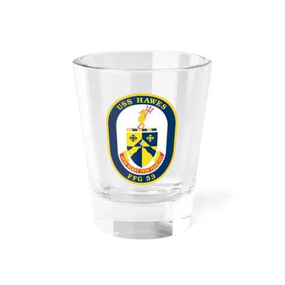 USS Hawes FFG 53 (U.S. Navy) Shot Glass 1.5oz 1.5oz - Go Mug Yourself