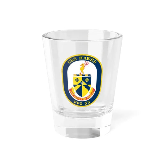 USS Hawes FFG 53 (U.S. Navy) Shot Glass 1.5oz 1.5oz - Go Mug Yourself