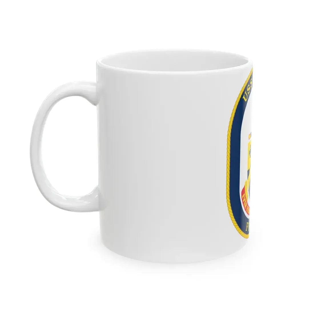 USS Hawes FFG 53 (U.S. Navy) White Coffee Mug - Go Mug Yourself