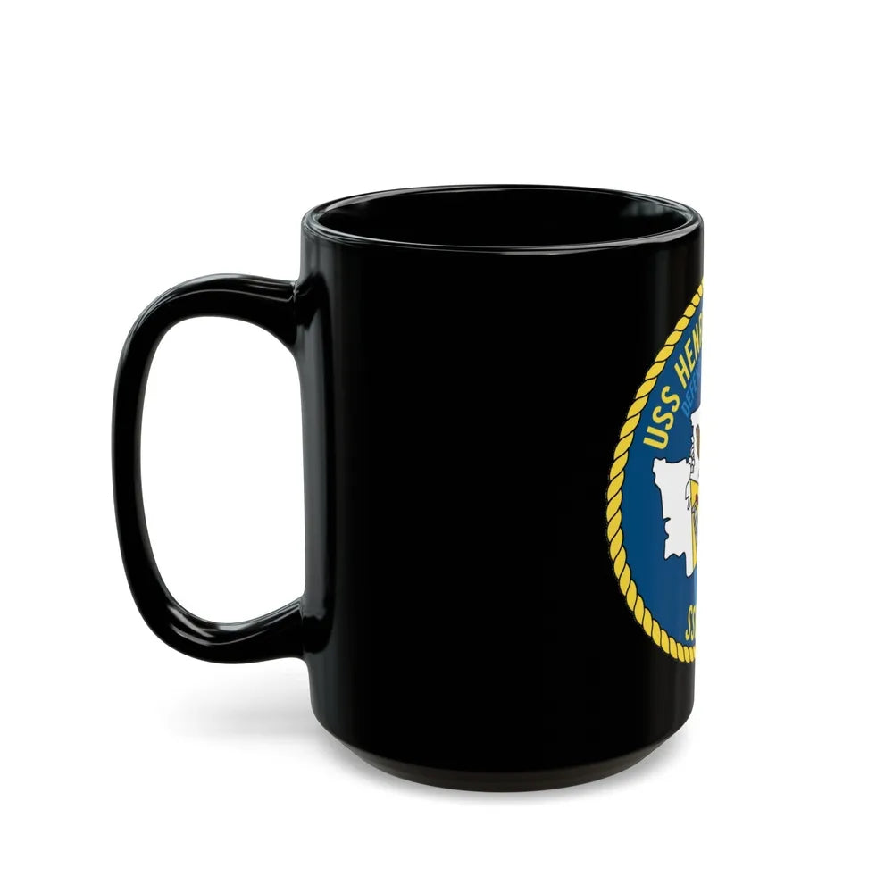 USS Henry M Jackson SSBN 730 (U.S. Navy) Black Coffee Mug-Go Mug Yourself