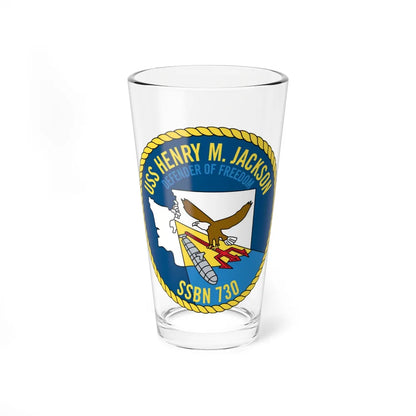 USS Henry M Jackson SSBN 730 (U.S. Navy) Pint Glass 16oz-16oz-Go Mug Yourself