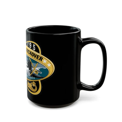 USS Hyman G Rickover SSN 795 (U.S. Navy) Black Coffee Mug-Go Mug Yourself