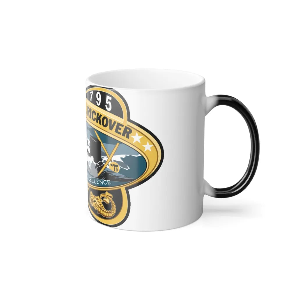 USS Hyman G Rickover SSN 795 (U.S. Navy) Color Changing Mug 11oz-Go Mug Yourself