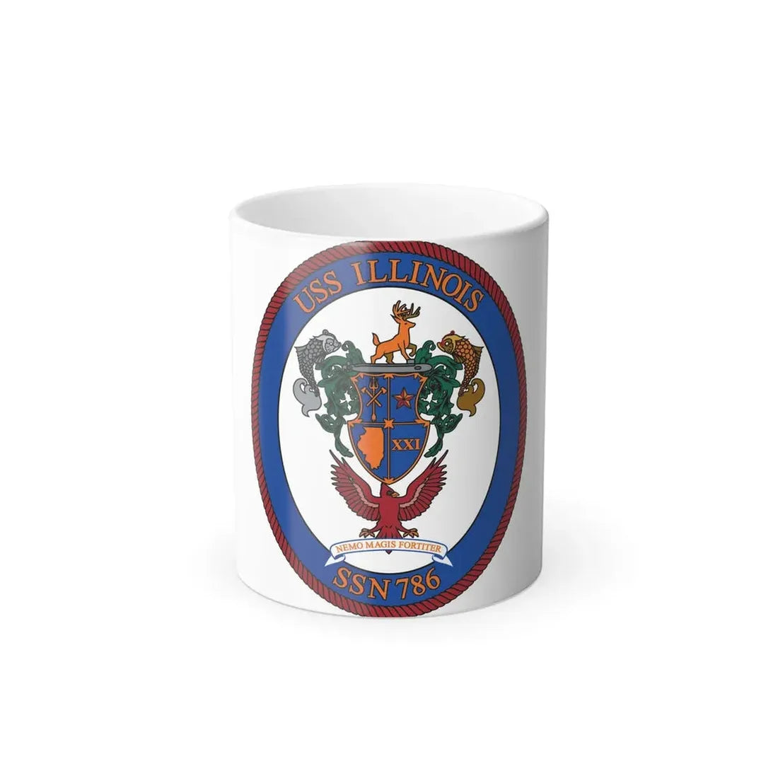 USS Illinois 786 (U.S. Navy) Color Changing Mug 11oz Default Title 11oz - Go Mug Yourself