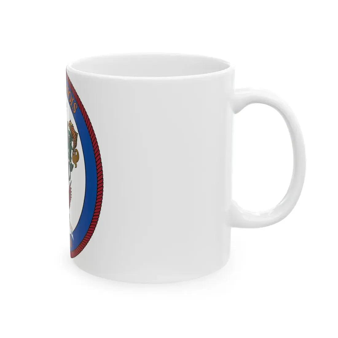 USS Illinois 786 (U.S. Navy) White Coffee Mug - Go Mug Yourself