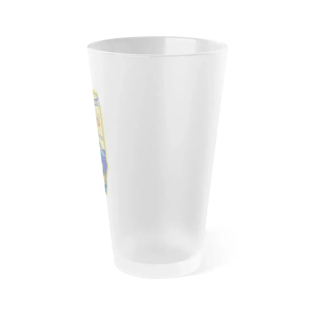 USS Illinois SSN 786 v2 (U.S. Navy) Frosted Pint Glass 16oz - Go Mug Yourself