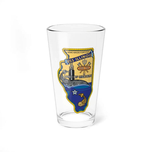 USS Illinois SSN 786 v2 (U.S. Navy) Pint Glass 16oz 16oz - Go Mug Yourself