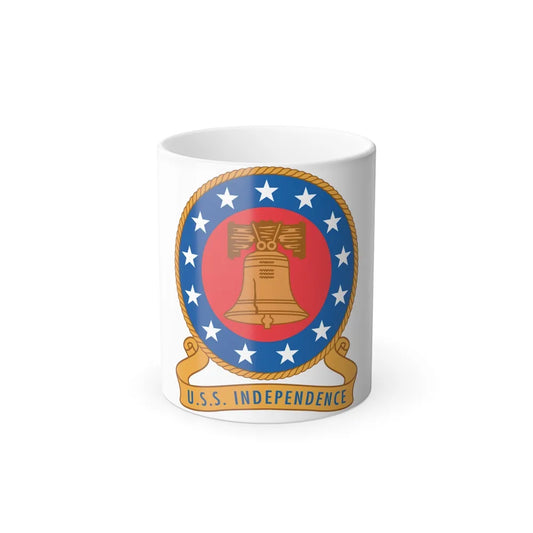 USS Independence (U.S. Navy) Color Changing Mug 11oz-11oz-Go Mug Yourself