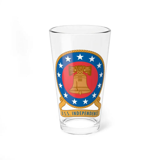 USS Independence (U.S. Navy) Pint Glass 16oz 16oz - Go Mug Yourself