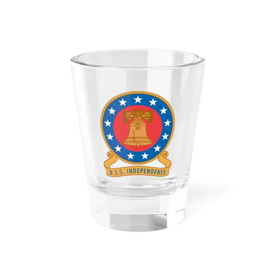 USS Independence (U.S. Navy) Shot Glass 1.5oz - Go Mug Yourself