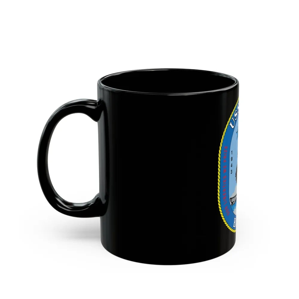 USS Iowa BB 61 (U.S. Navy) Black Coffee Mug-Go Mug Yourself