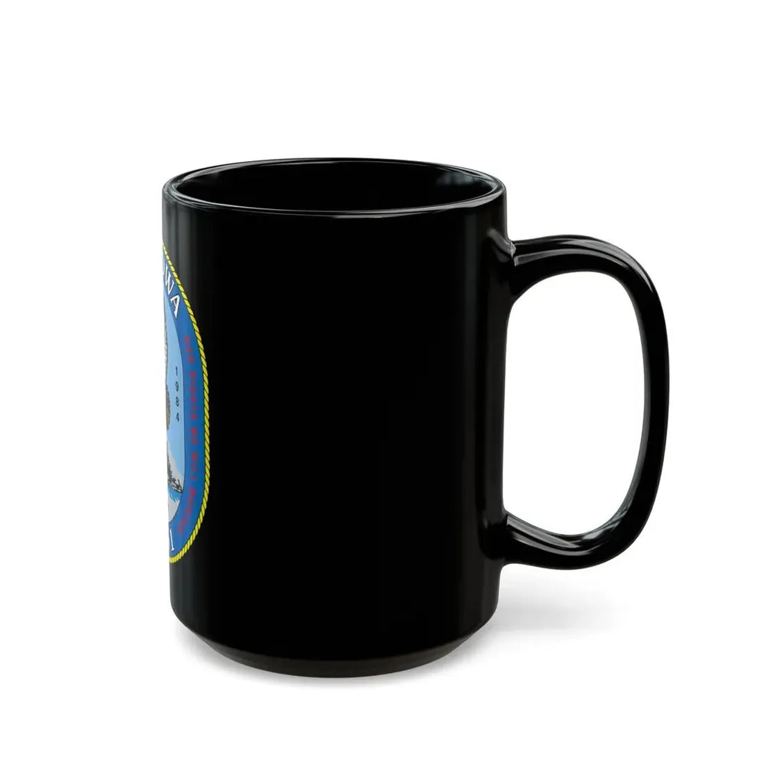 USS Iowa BB 61 (U.S. Navy) Black Coffee Mug - Go Mug Yourself