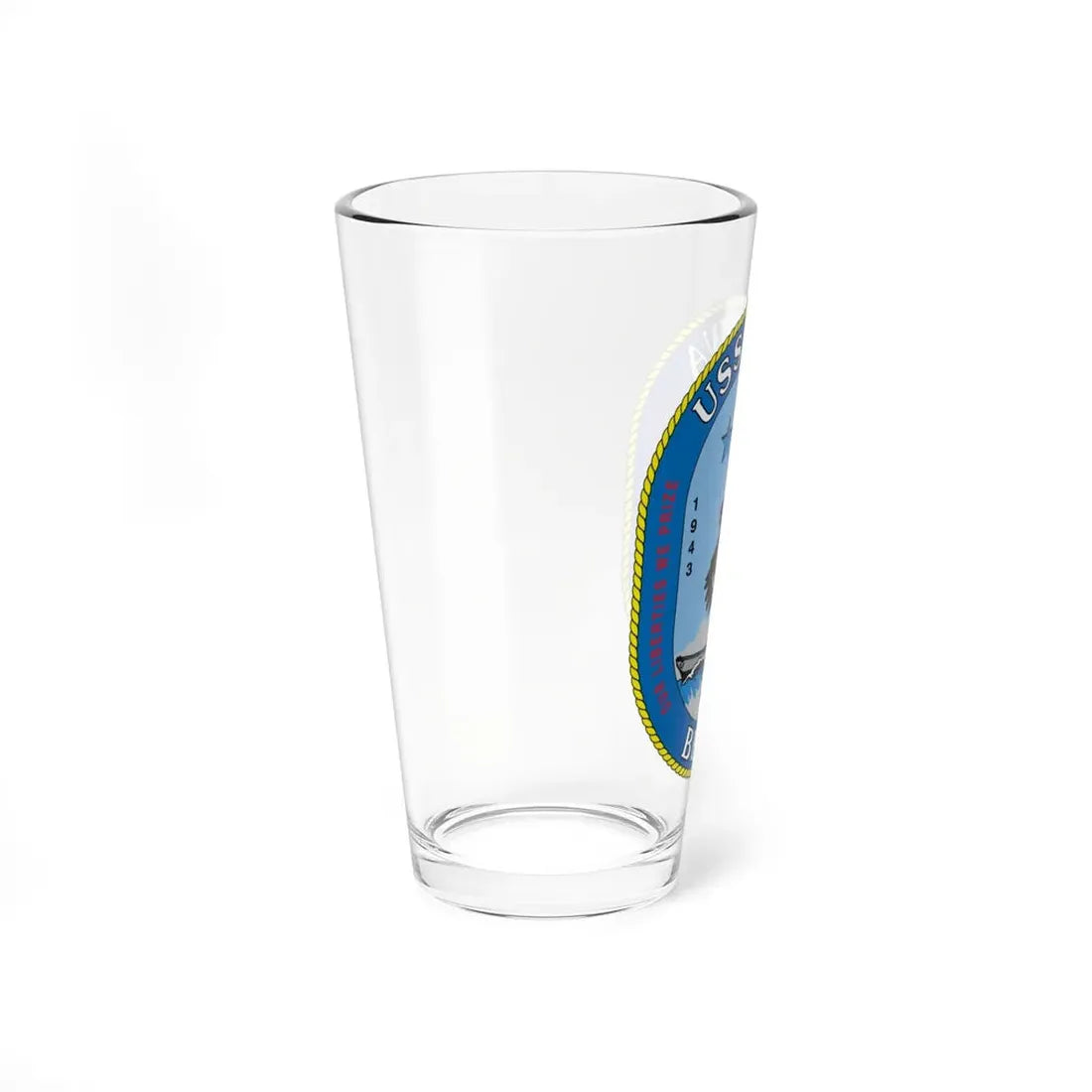USS Iowa BB 61 (U.S. Navy) Pint Glass 16oz - Go Mug Yourself