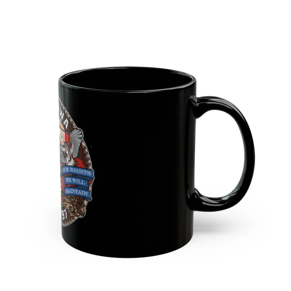 USS IOWA SSN 797 (U.S. Navy) Black Coffee Mug-Go Mug Yourself