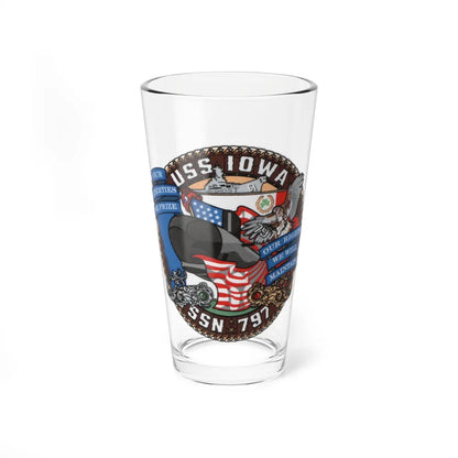 USS IOWA SSN 797 (U.S. Navy) Pint Glass 16oz-16oz-Go Mug Yourself