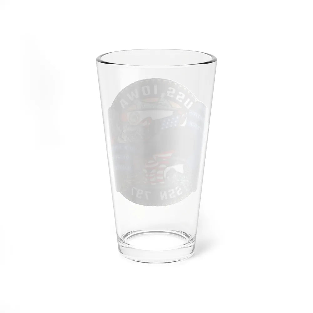 USS IOWA SSN 797 (U.S. Navy) Pint Glass 16oz-Go Mug Yourself