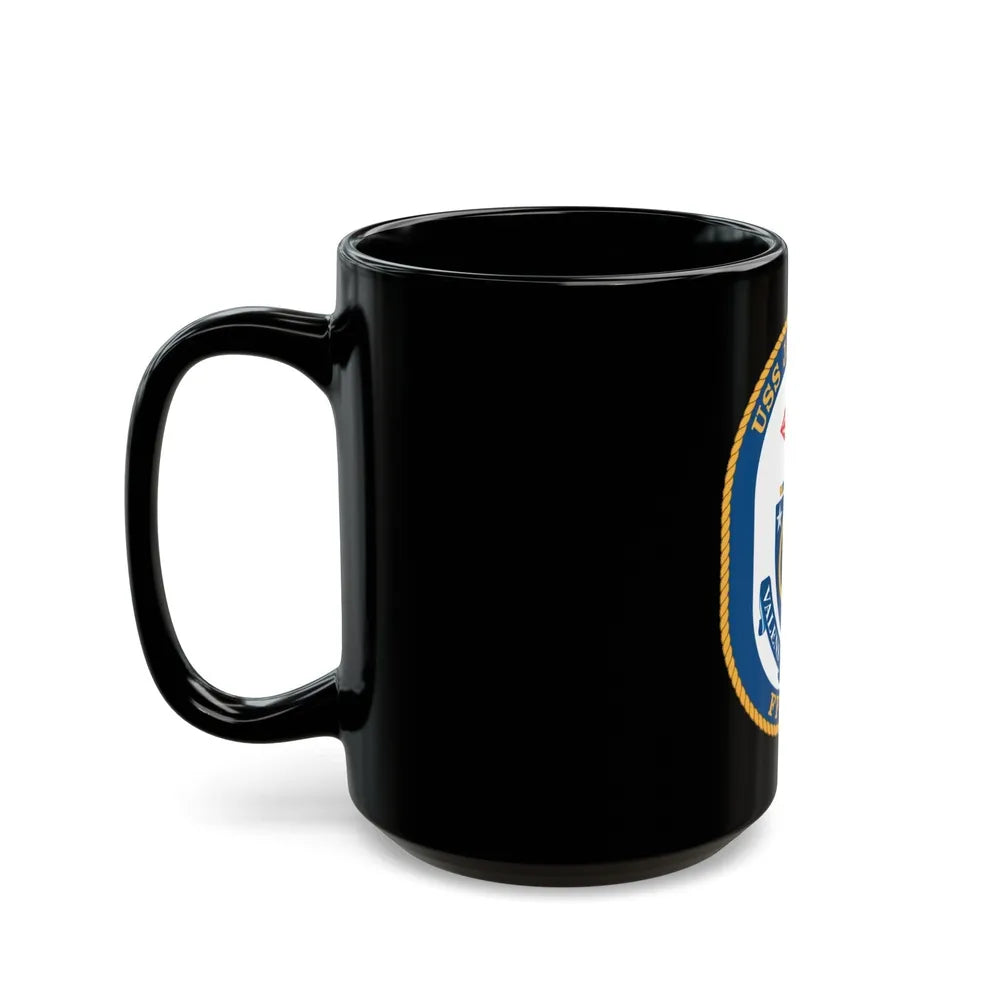 USS Jarrett FFG 33 (U.S. Navy) Black Coffee Mug-Go Mug Yourself