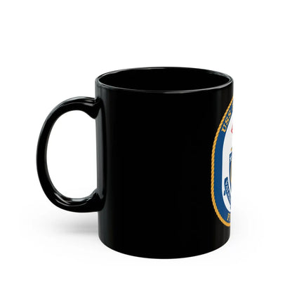 USS Jarrett FFG 33 (U.S. Navy) Black Coffee Mug-Go Mug Yourself