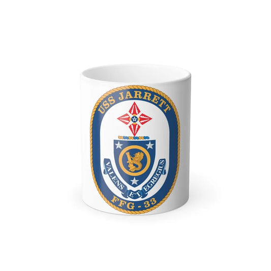 USS Jarrett FFG 33 (U.S. Navy) Color Changing Mug 11oz-11oz-Go Mug Yourself