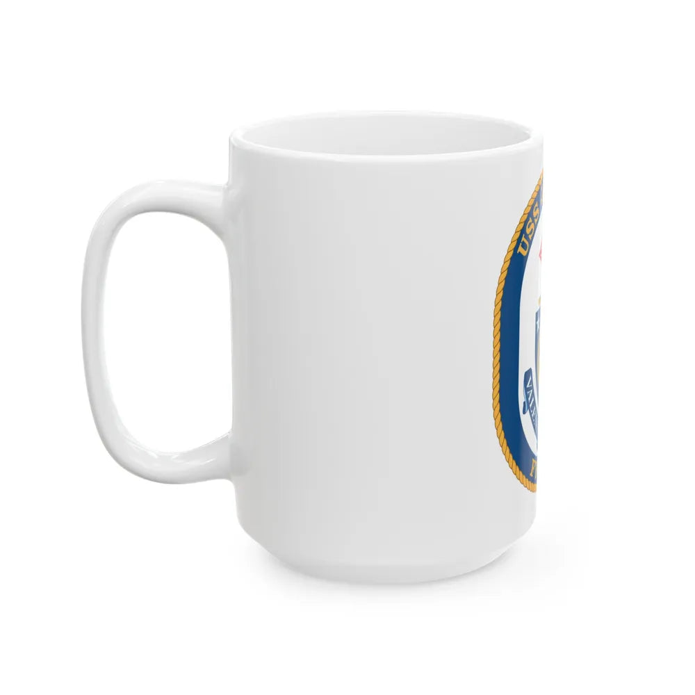 USS Jarrett FFG 33 (U.S. Navy) White Coffee Mug-Go Mug Yourself