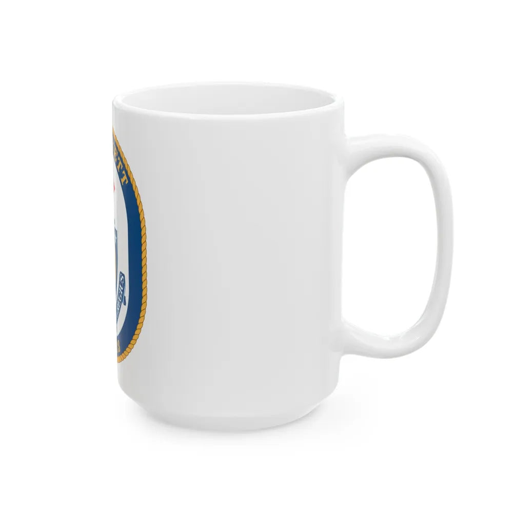 USS Jarrett FFG 33 (U.S. Navy) White Coffee Mug-Go Mug Yourself