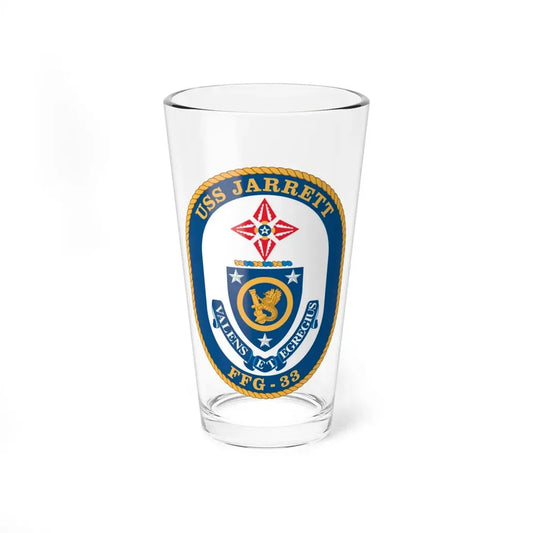 USS Jarrett FFG 33 (U.S. Navy) Pint Glass 16oz 16oz - Go Mug Yourself