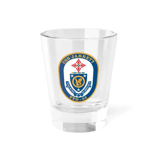 USS Jarrett FFG 33 (U.S. Navy) Shot Glass 1.5oz 1.5oz - Go Mug Yourself