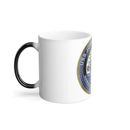USS JOHN F KENNEDY CVN 79 (U.S. Navy) Color Changing Mug 11oz-Go Mug Yourself