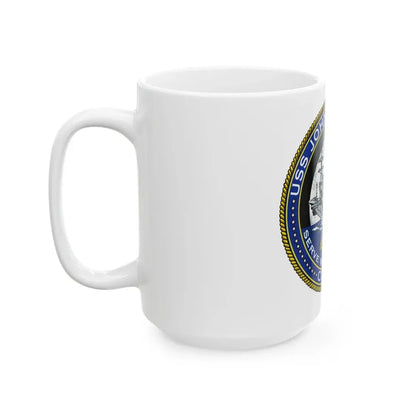 USS JOHN F KENNEDY CVN 79 (U.S. Navy) White Coffee Mug - Go Mug Yourself