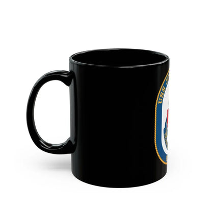 USS John L Hall FFG 32 (U.S. Navy) Black Coffee Mug-Go Mug Yourself