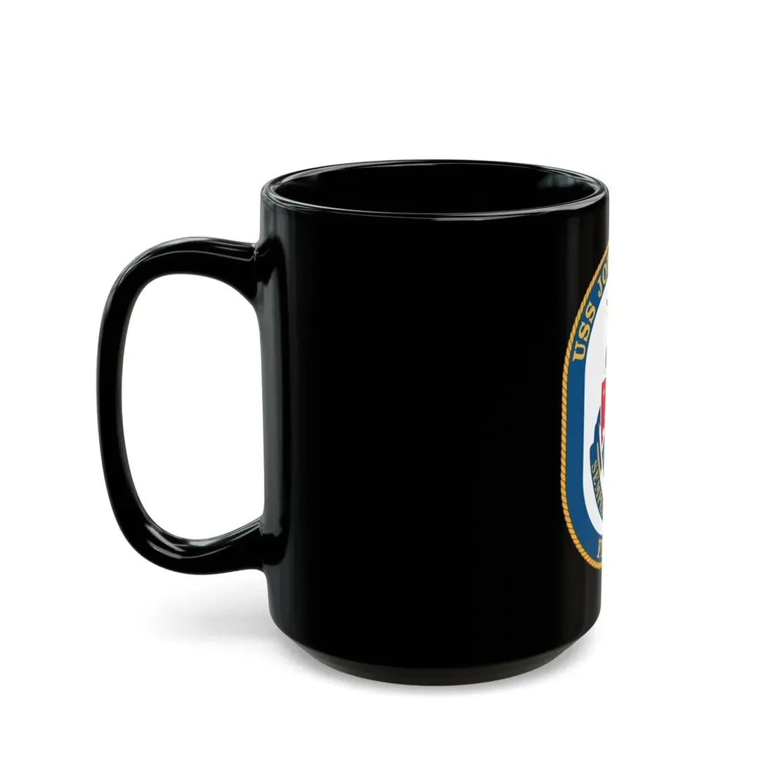 USS John L Hall FFG 32 (U.S. Navy) Black Coffee Mug - Go Mug Yourself